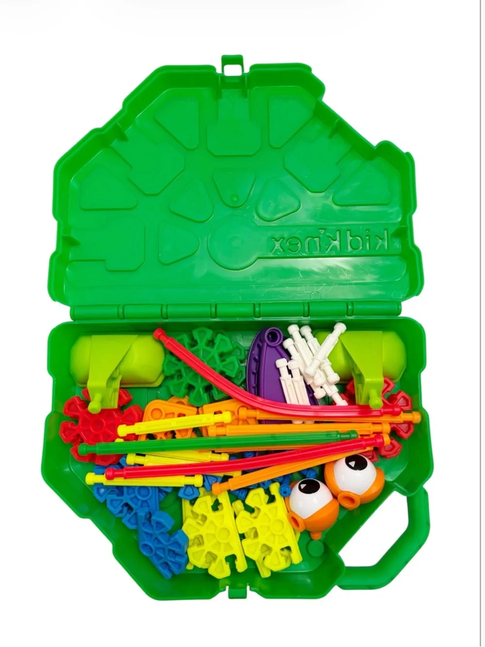 Kid K'NEX | Vintage 54 Piece Footed Friends Building Set with Case & Manual